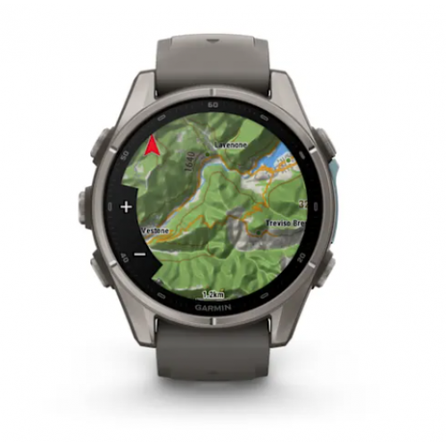 Garmin Fenix 9 47 mm AMOLED Titanium Pebble Gray